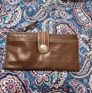 Fossil Brown Leather Wallet